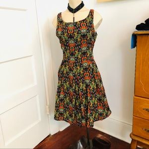 Paisley ModCloth dress w/ 70s vibes
